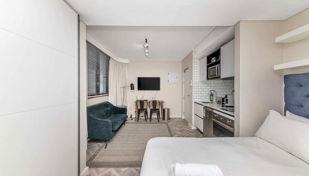 Stylish Minimalist Studio in Central Cape Town - Foto 5, Habitación