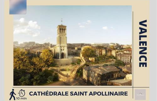 Terrasse privée - Centre Valence - Gare 5 min - Wifi rapide - Foto 29