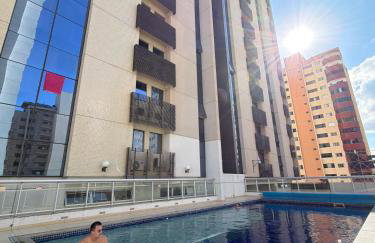 Studio Hotel S4,garagem,ar condicionado,piscina,200 M metrô - Foto 15