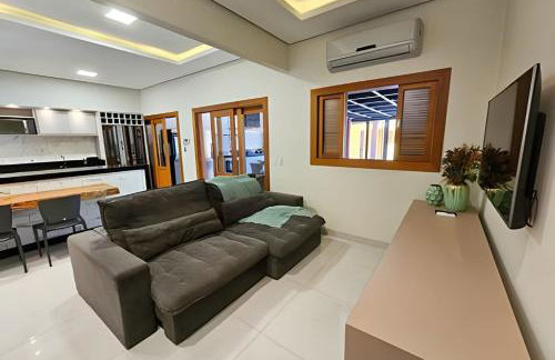 Recanto Sabiá, Área gourmet climatizada, piscina - Foto 13