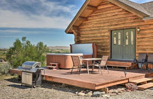 Exquisite Log Home with Lander Valley Views! - Foto 31