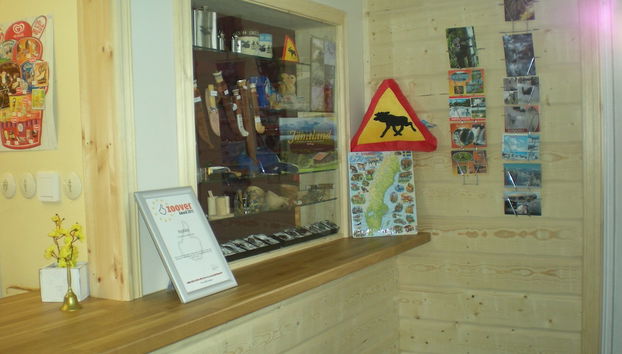 Mostrador de check-in y check-out