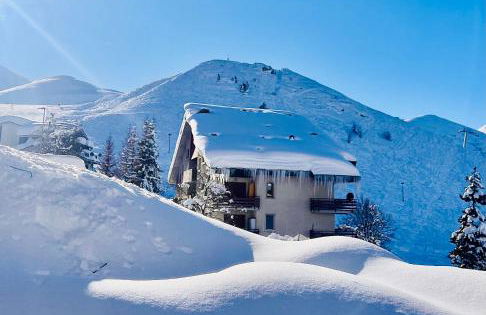 Appartamento 6 ospiti con piscina, 3 camere, box, 2 min piste - Snow Pool Chalet - Foto 1