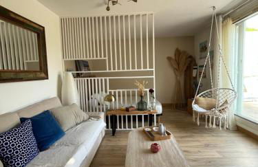 Grand studio avec terrasse ensoleillée 15 min plage - Foto 5