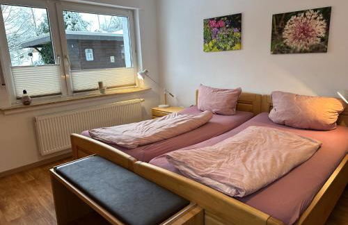 Ferienwohnung am Wald mit Garten & Hot-Tub & Alpakas - Foto 41