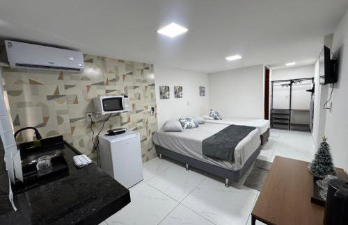 Loft 107 com Ar no bairro Muquiçaba, bem localizado para negócios e fácil acesso para todas as praias e montanhas da cidade - SEM vaga de garagem - Foto 2