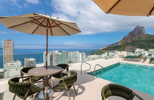 (1806) A 150 Metros da Praia do Leblon com Academia, Arrumação Diária, Vista Mar e Vista para o Cristo - Photo 60