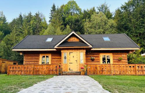 Oskarówka domek w górach na odludziu z jacuzzi i sauną - kominek i Netflix - Foto 1
