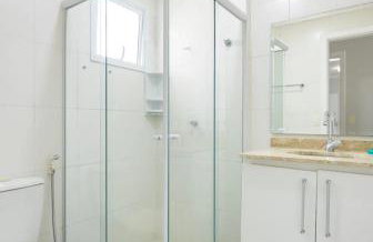 Canto nobre da Praia Grande - Apartamento completo e confortável - Foto 30