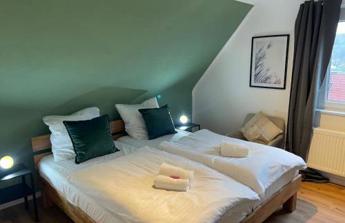 stylische Unterkunft für Firmen und Gruppen- Herzlich willkommen -Einzelbetten,Nahe Ulm, 3 Schlafzimmer - Foto 3