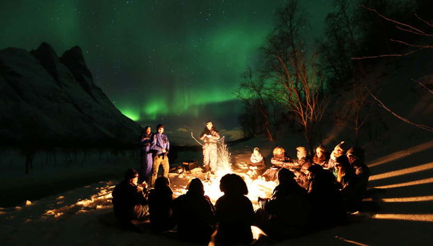 Juntos alrededor del fuego