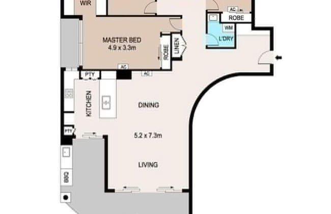 Zen Arkaba 3BR Luxury Waterfront Apt Pool BBQ - Foto 16