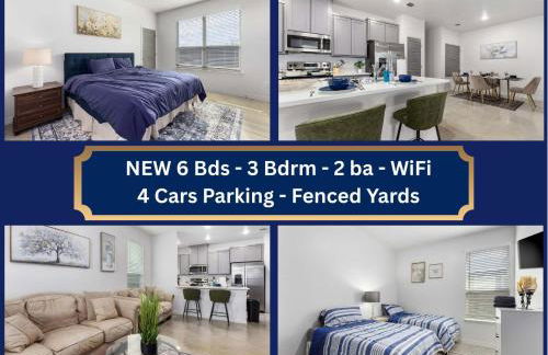 NEW 1 Story Townhome 6 BDs 5 Mile Baylor Scott & White Fenced Backyard - Professionally Managed by Stay Albatross - Foto 1