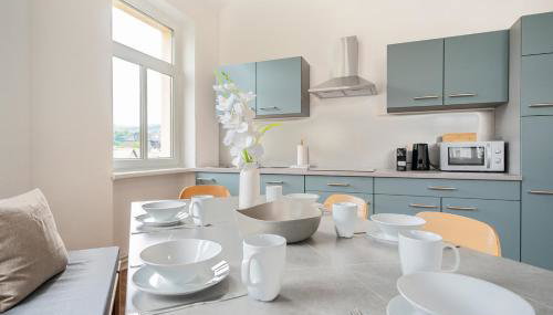 Benville Freital - 2 Schlafzimmer - Wohnküche - WLAN - Foto 5, stove