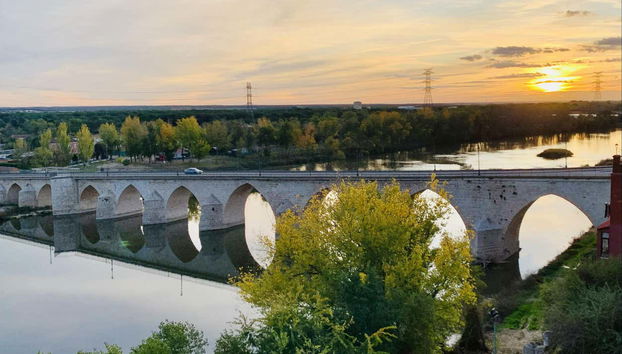 Fiume Duero a Tordesillas