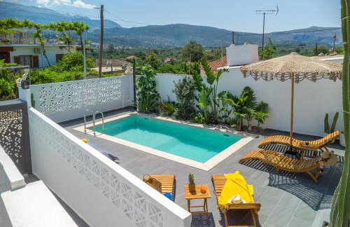 Serene Pool Villa - 8 min to Kalyves Beach - Foto 4