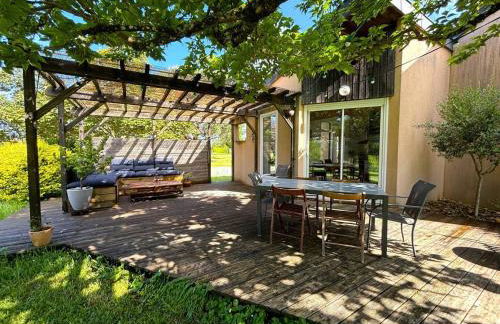 Maison contemporaine avec parc et piscine privée au cœur du Périgord Noir - FR-1-824-27 - Foto 18