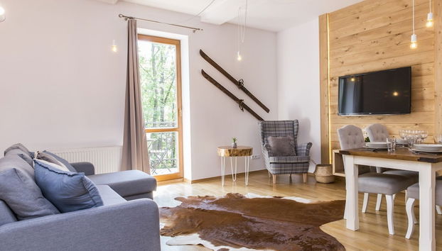 Coin salon dans le hall