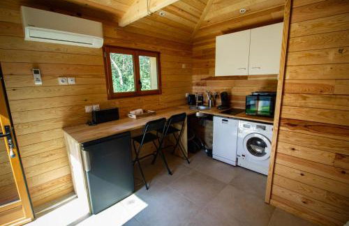 Cabane forêt proche plage avec piscine partagée - Foto 9