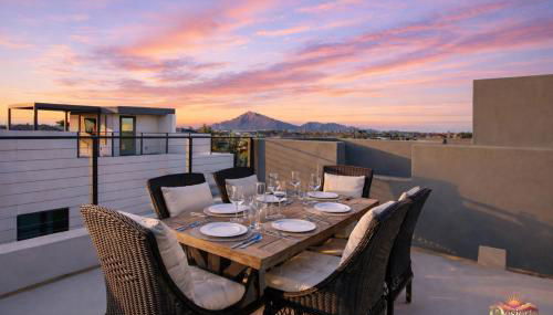 Scottsdale 3BR with Private XL Rooftop, 2Car Garage, Heated Pool & Hot Tub, EV L2, 12min to Airport - Foto 3
