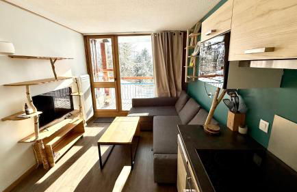 La Perdrix Blanche Appartement moderne Ski aux pieds - Vue panoramique et chambre séparée - 4 pers - Arcs 2000 - Foto 5
