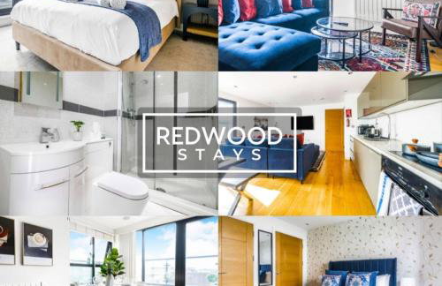 Penthouse Serviced Apartment in Camberley Town Centre with Free Parking, Free WiFi, Lift and Balcony Access By Redwood Stays - Foto 2
