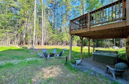 80PVR Log Home 20min to Bretton Woods AC Hot Tub wifi cable fireplace fire pit - Foto 3