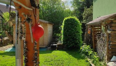 Schöne gemütliche Ferienwohnung am Saaleradweg - Foto 2, Garden, Garden view