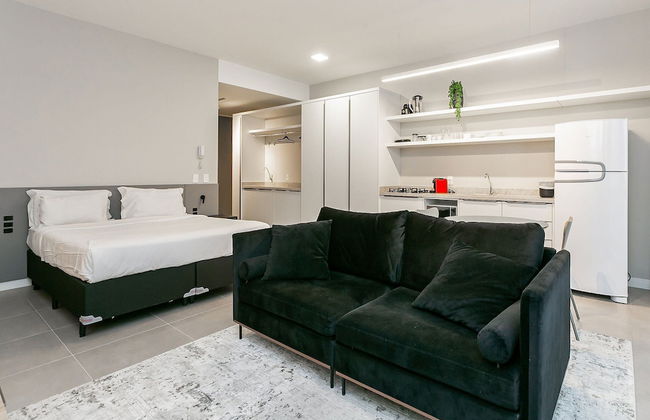 Studios Tower by Viva - Prédio com piscina e estacionamento no centro de Floripa - Foto 56