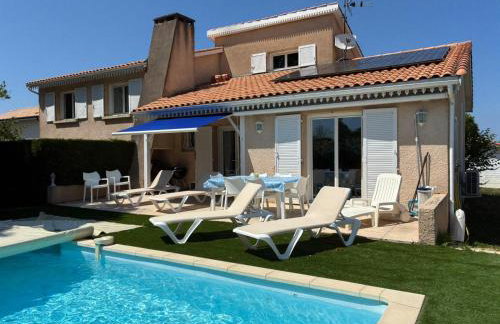 Villa La Hume proche port plage commodités Bassin d'Arcachon avec piscine chauffée - Foto 42