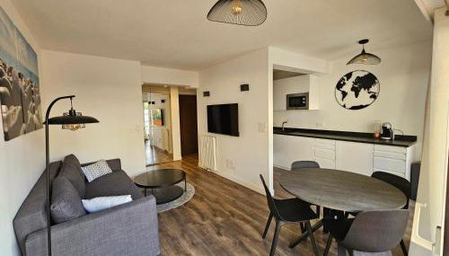 2 pièces lumineux, proche plage, parking, clim, hippodrome - Foto 4