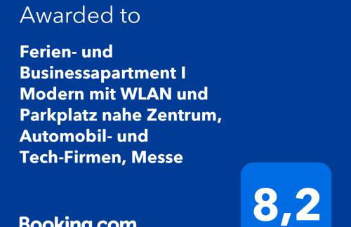 Ferien- und Businessapartment I Modern mit WLAN und Parkplatz nahe Zentrum, Automobil- und Tech-Firmen, Messe - Foto 14