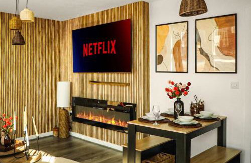 Bradford City Centre Walk To Trains, Dining, 65' Smart TV, Perfect For Working Professionals - Foto 1