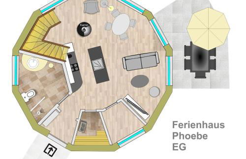 Kugelhaus Phoebe Charmantes Kugelhaus aus Holz am Waldrand des Tollensesees - Foto 38