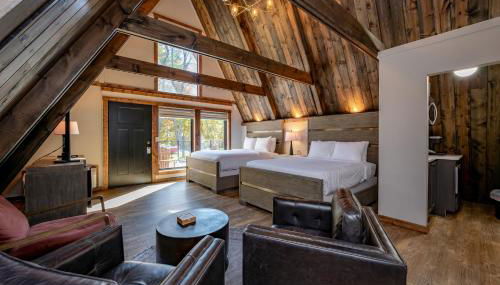 Cove Creek Lodge 211 Standard Double Queen Fireplace Room - Foto 2