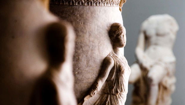 Detalhe de um dos objetos do museu