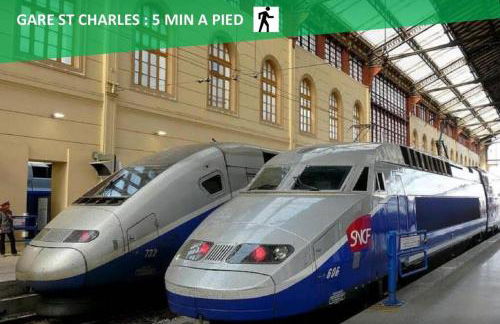 LA FABRIQUE GARE ST CHARLES - 2 balcons - 5min de la Gare - by experienceimmo - Foto 41