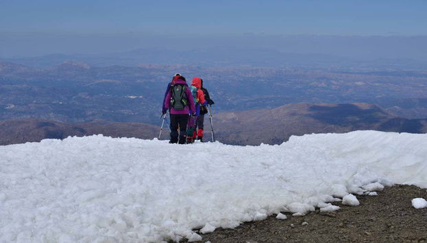 Raquettes à neige à la Sierra Nevada