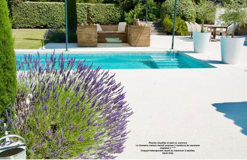 maison bertuli Oliviers Aircon, heated saltwater Pool, 2 Bedrooms - Foto 43