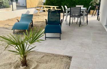 Sables des Dunes, jolie maison neuve tout confort, vacances famille ou entre amis, 500 m plage - Foto 1