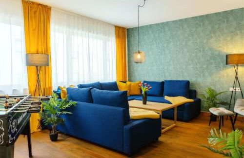 THE BIG MÜNSTER für bis zu 12, Whirlpool, Sauna, zentral, Tischfußball, Balkon, Gasgrill - Foto 7