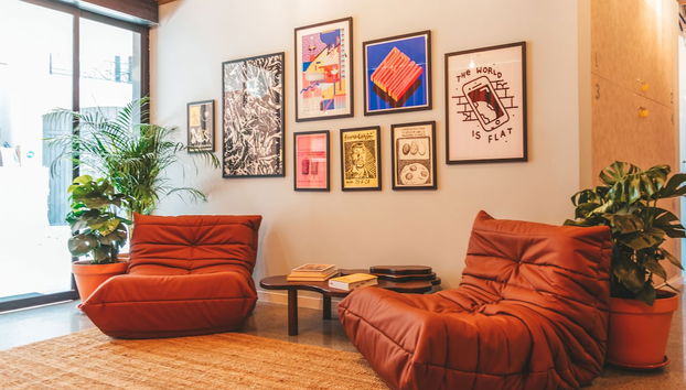 Zona de estar del vestíbulo