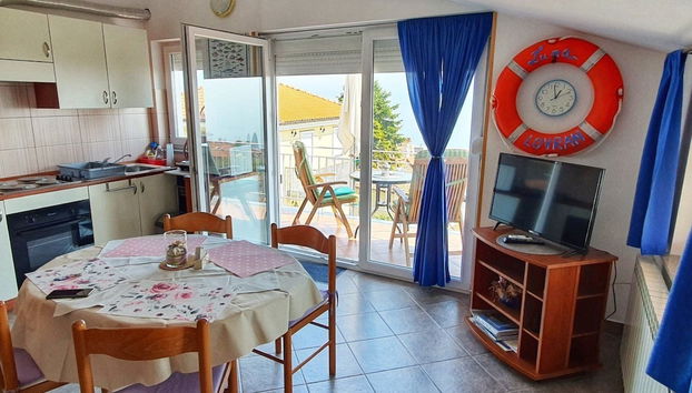 Sunny Lovran Apartment With Terrace and Sea View - Foto 3, Cocina privada