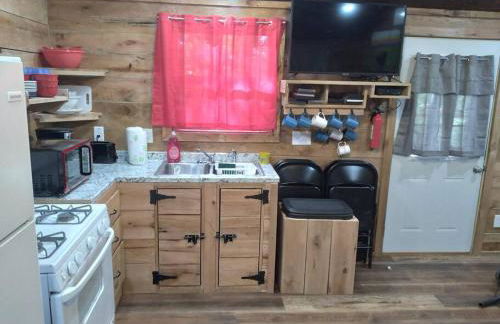 Cabin with a tree house on a buffalo farm . - Foto 10