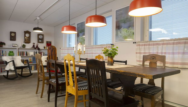 Zona de estar del vestíbulo