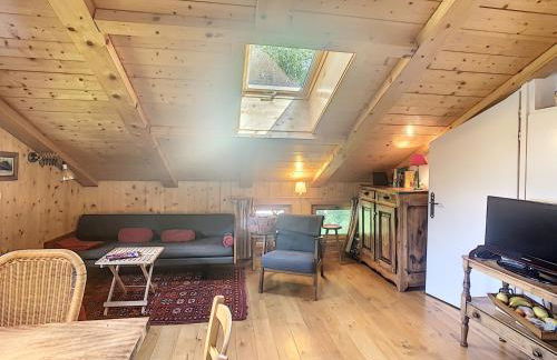 Appartement cosy avec mezzanine, au pied des pistes à Combloux, parking inclus - FR-1-560-25 - Foto 5