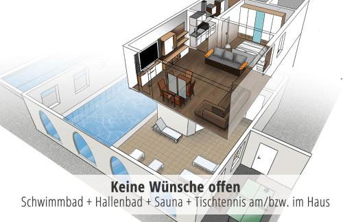 Ferienwohnung Freudensee im Bayerischen Wald - Pool, Sauna - Foto 31