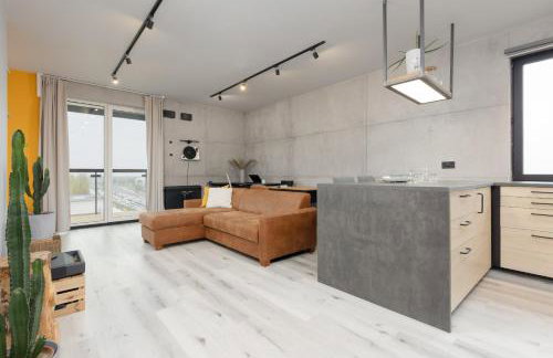 Industrial Pet-Friendly Apartment with Movie Projector by Noclegi Renters - Foto 8