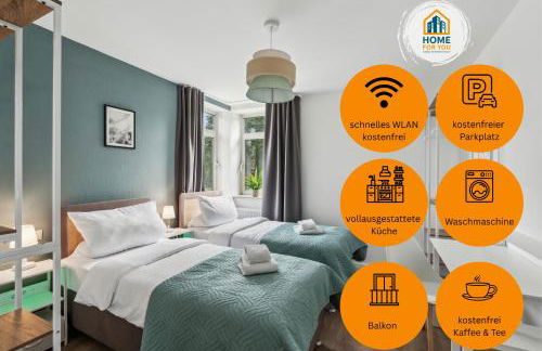 6 Schlafplätze - Zentral, Balkon, Parkplatz, Küche - Foto 1