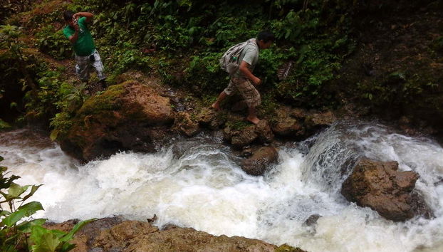 Aventure à la cascade de San Miguel